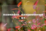 欧冠视频直播回放：重温绿茵巅峰时刻的独特魅力