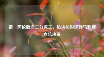 雷·阿伦致命三分救主，热火加时逆转马刺续命总决赛