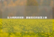 比分网网球球探：数据背后的智慧之眼