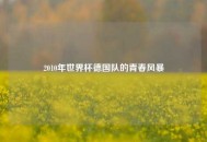 2010年世界杯德国队的青春风暴