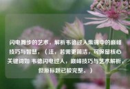 闪电舞步的艺术，解析韦德过人集锦中的巅峰技巧与智慧，（注，若需更简洁，可保留核心关键词如 韦德闪电过人，巅峰技巧与艺术解析，但原标题已较完整。）