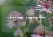羽毛球发球技巧：掌握先机的关键一步