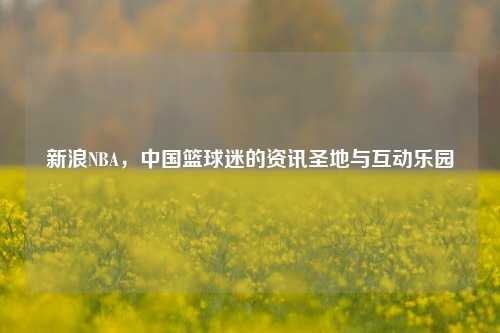 新浪NBA，中国篮球迷的资讯圣地与互动乐园