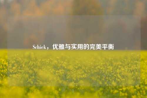 Schiek，优雅与实用的完美平衡