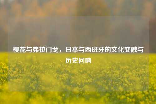 樱花与弗拉门戈,日本与西班牙的文化交融与历史回响