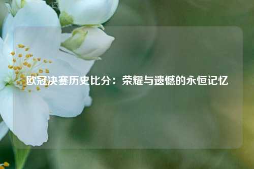 欧冠决赛历史比分：荣耀与遗憾的永恒记忆