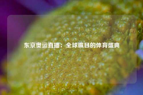 东京奥运直播：全球瞩目的体育盛典