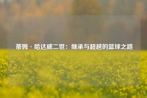 蒂姆·哈达威二世:继承与超越的篮球之路